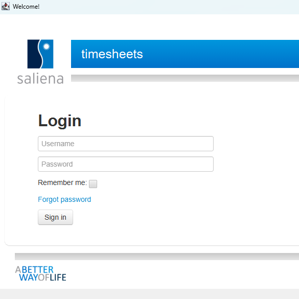 Login to PC application